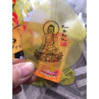 Lá bồ đề phong thuỷ kèm bao