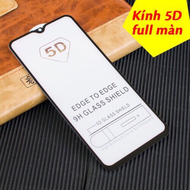 Bộ 3 kính cường lực full màn,full keo oppo A7, A5S