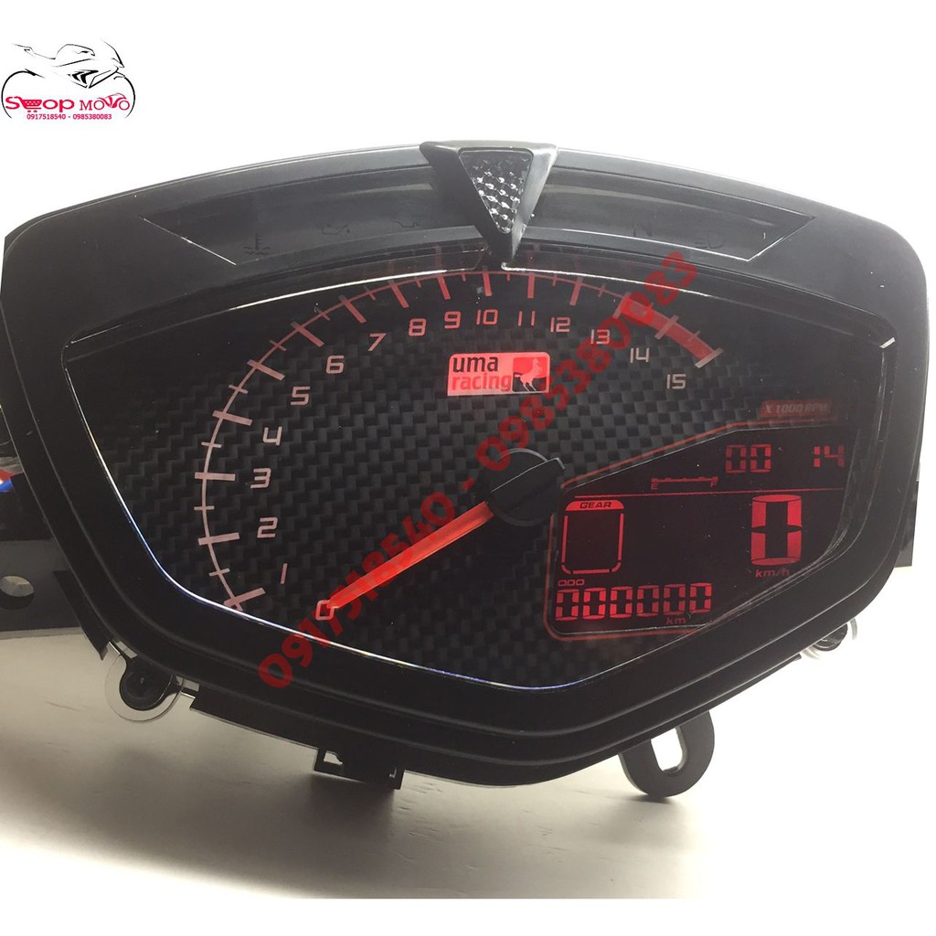 ĐỒNG HỒ UMA RACING KOSO 1-1 CHO SIRIUS/ EXCITER 2006-2010