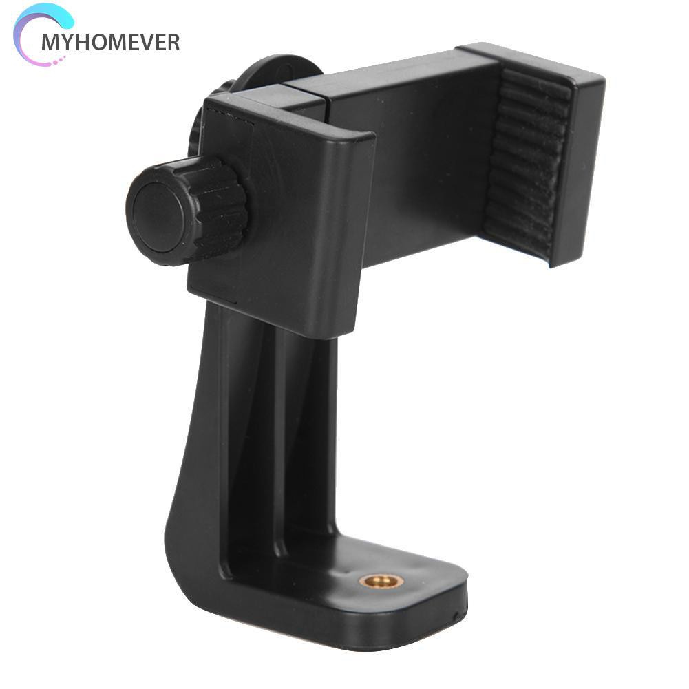 myhomever Tripod Mount Phone Clip Vertical Bracket 360 Degree Rotating Tripod Adapter