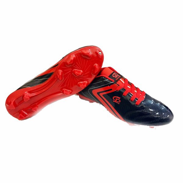 GIÀY ĐÁ BANH SÂN CỎ TỰ NHIÊN CPNL044TN ĐEN ĐỎ
