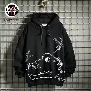 [HCM]ÁO KHOÁC HOODIE KHỦNG LONG SWEATER UNISEX NAM NỮ PHỐI NÓN VẢI CAO CẤP KHÔNG XÙ LÔNG TRẺ TRUNG NĂNG ĐỘNG CỰC CHẤT Hl