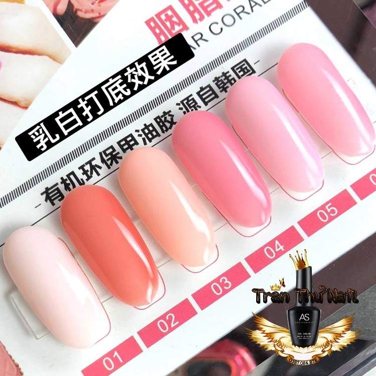 Sơn gel AS - màu thạch hồng mã BL