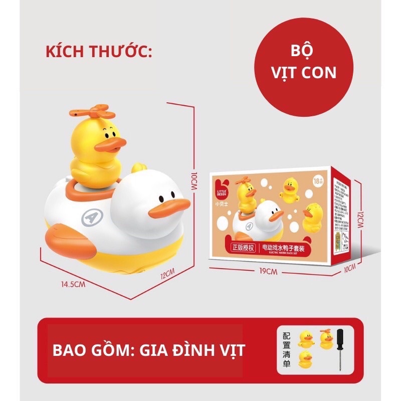 Đồ chơi vịt bơi nhà tắm
