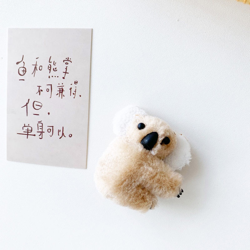 Kẹp tóc hình gấu Koala bằng lông nhung dễ thương xinh xắn 2021