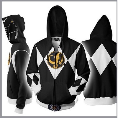 Áo khoác khóa kéo hóa trang Power Rangers 3D | BigBuy360 - bigbuy360.vn