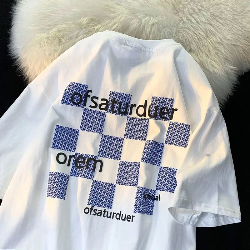 Áo phông nam hàn quốc simple áo thun nữ cổ tròn  unisex áo nam form rộng màu sắc rắn  bigsize t shirt áo đôi nam nu xu hướng in