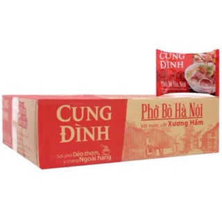 Phở gói Cung Đình ngon chuẩn vị Hà Nội thùng 30 gói