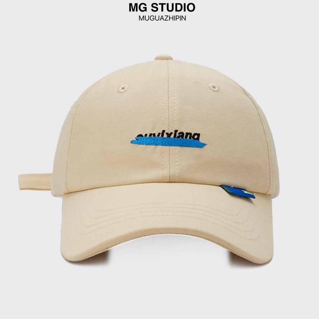 Mũ lưỡi trai MG STUDIO thêu chữ ouyixiang 5 màu tùy chọn