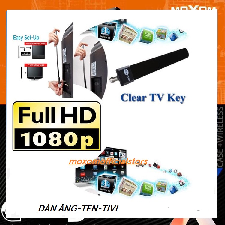 [càng mua càng rẻ] Anten bắt sóng truyền hình kĩ thuật số HDTV/ Truyền hình mặt đất/Dàn ăng-ten-tivi