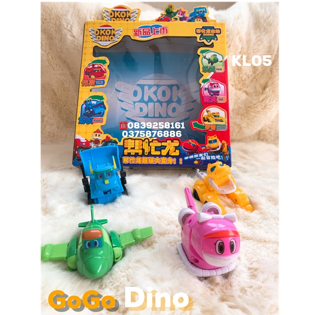 (Video) Bộ Khủng Long BIẾN HÌNH GoGo DiNo
