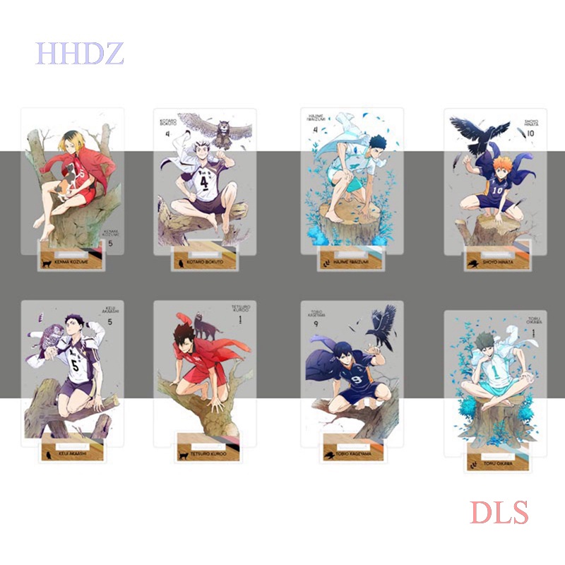 Đồ trang trí Nhân Vật Hinata Syouyou Oikawa Tooru Kozume Kenma Bằng Acrylic Đứng Để Bàn Trang Trí