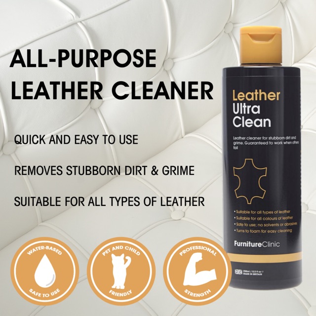 Làm sạch túi, ghế da (nhập khẩu Anh) -Leather Ultra Clean