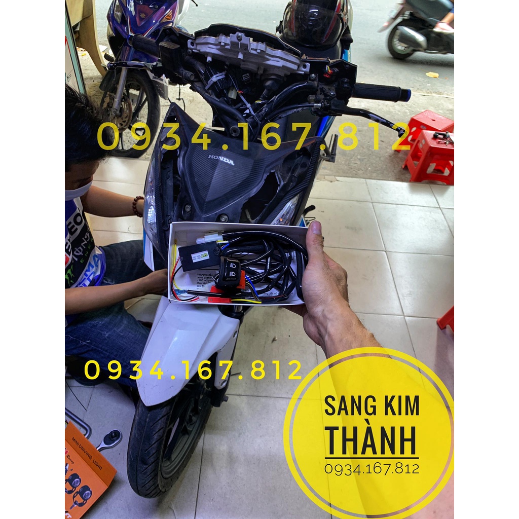 Mạch v2.0 Tắt Mở và Passing Sh Đèn L4x, Bi Cầu Mini Cho xe Winner v1