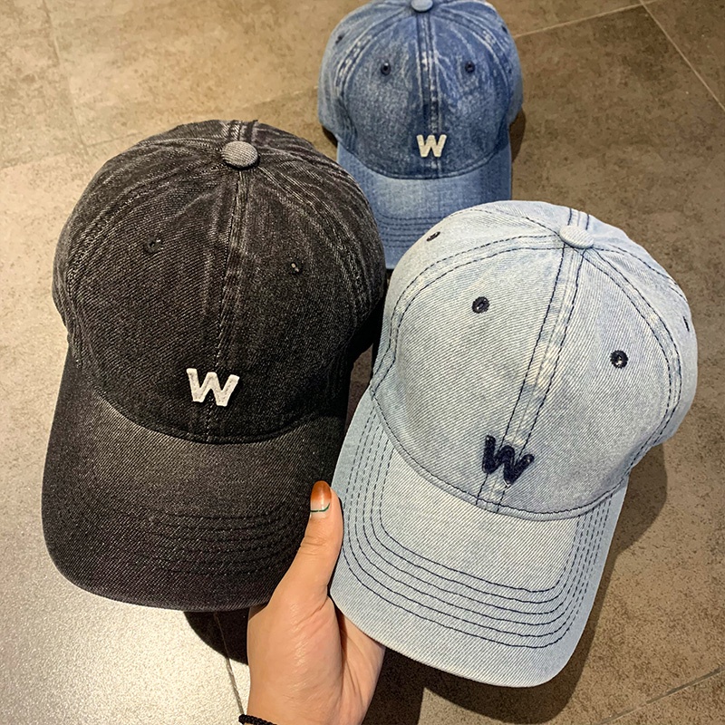 Mũ Lưỡi Trai Cao Bồi Thêu Chữ Thời Trang Hàn Quốc