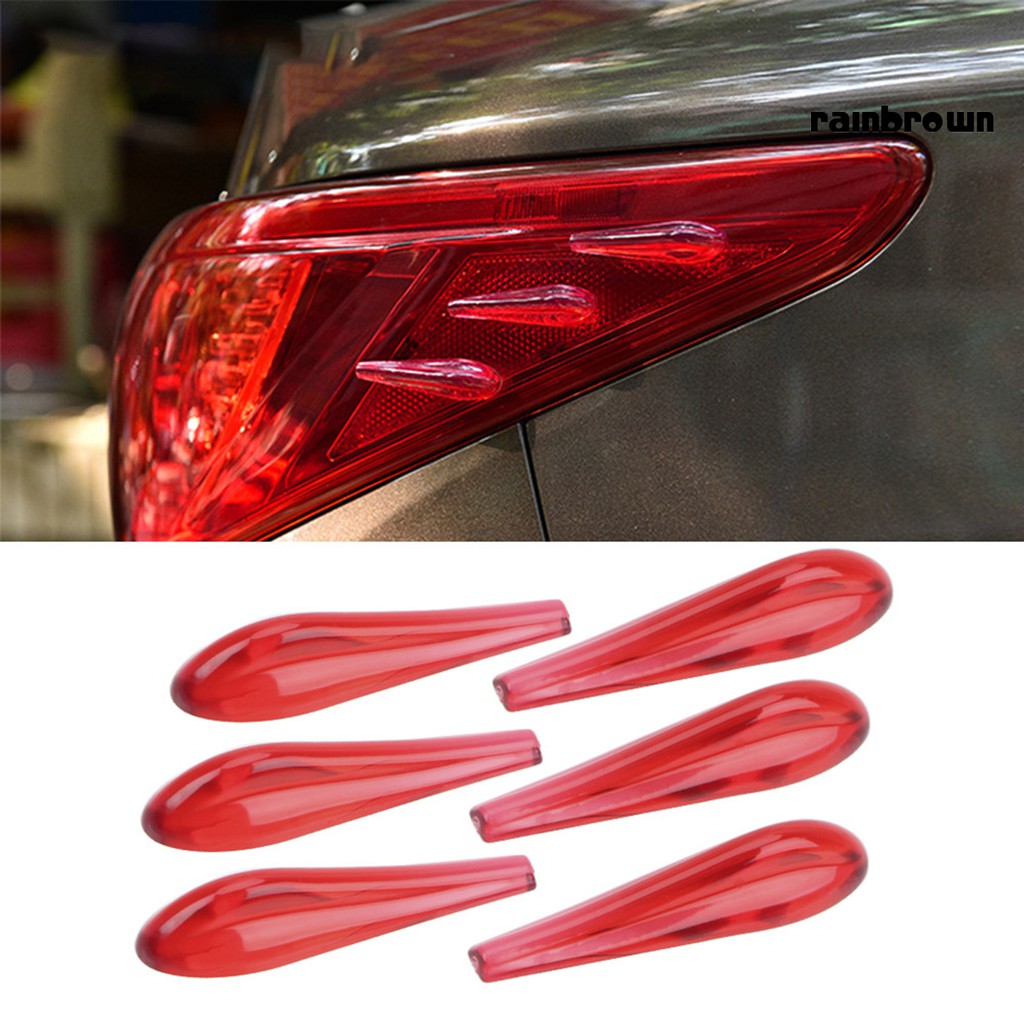 Set 6 Miếng Dán Chống Va Chạm Cho Đèn Hậu Xe Hơi