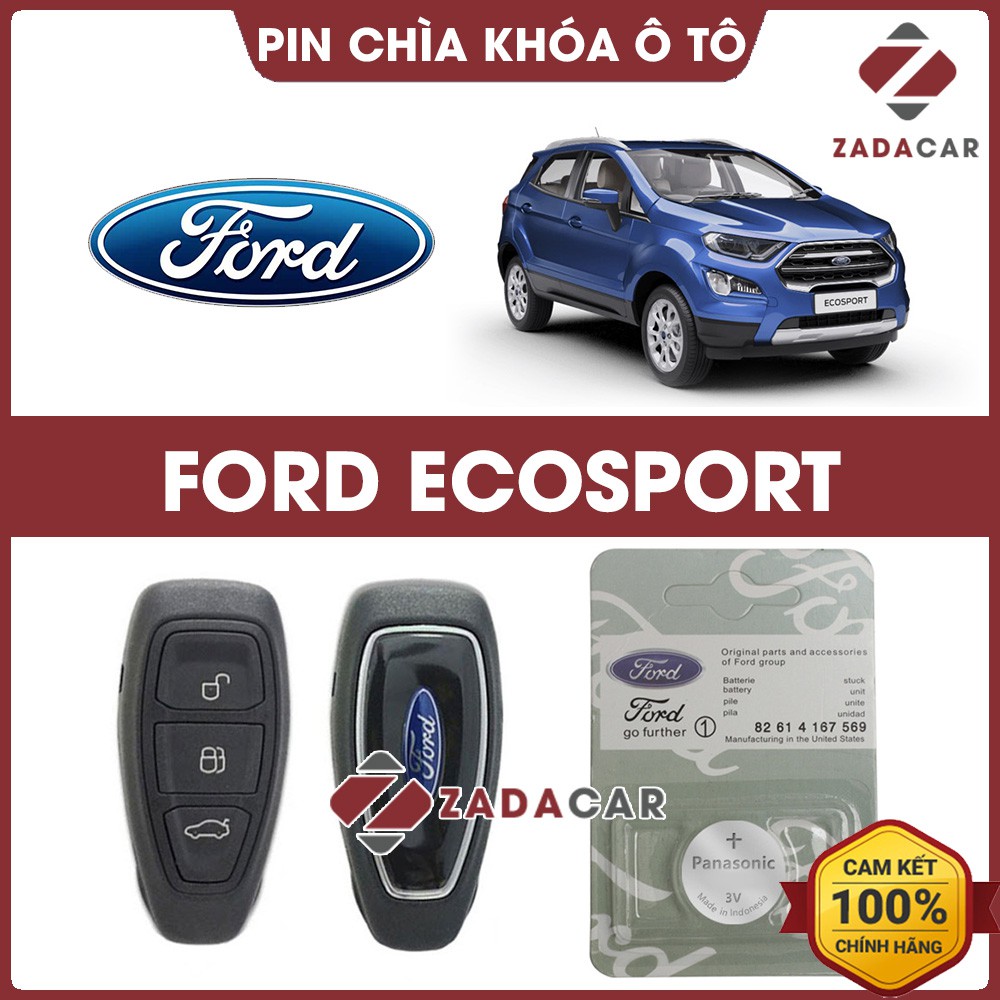 Pin chìa khóa ô tô Ford EcoSport chính hãng Ford sản xuất tại Indonesia 3V