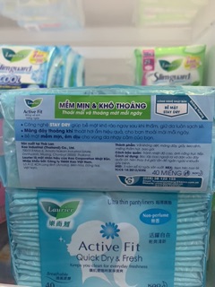 Băng vệ sinh Laurier Active Fit Quick Dry & Fresh