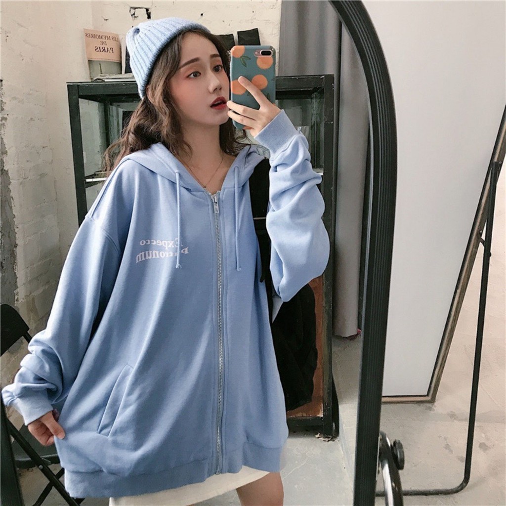 ÁO KHOÁC NỈ HOODIE UNISEX DÂY KÉO UNICORN KN12 FORM < 70KG