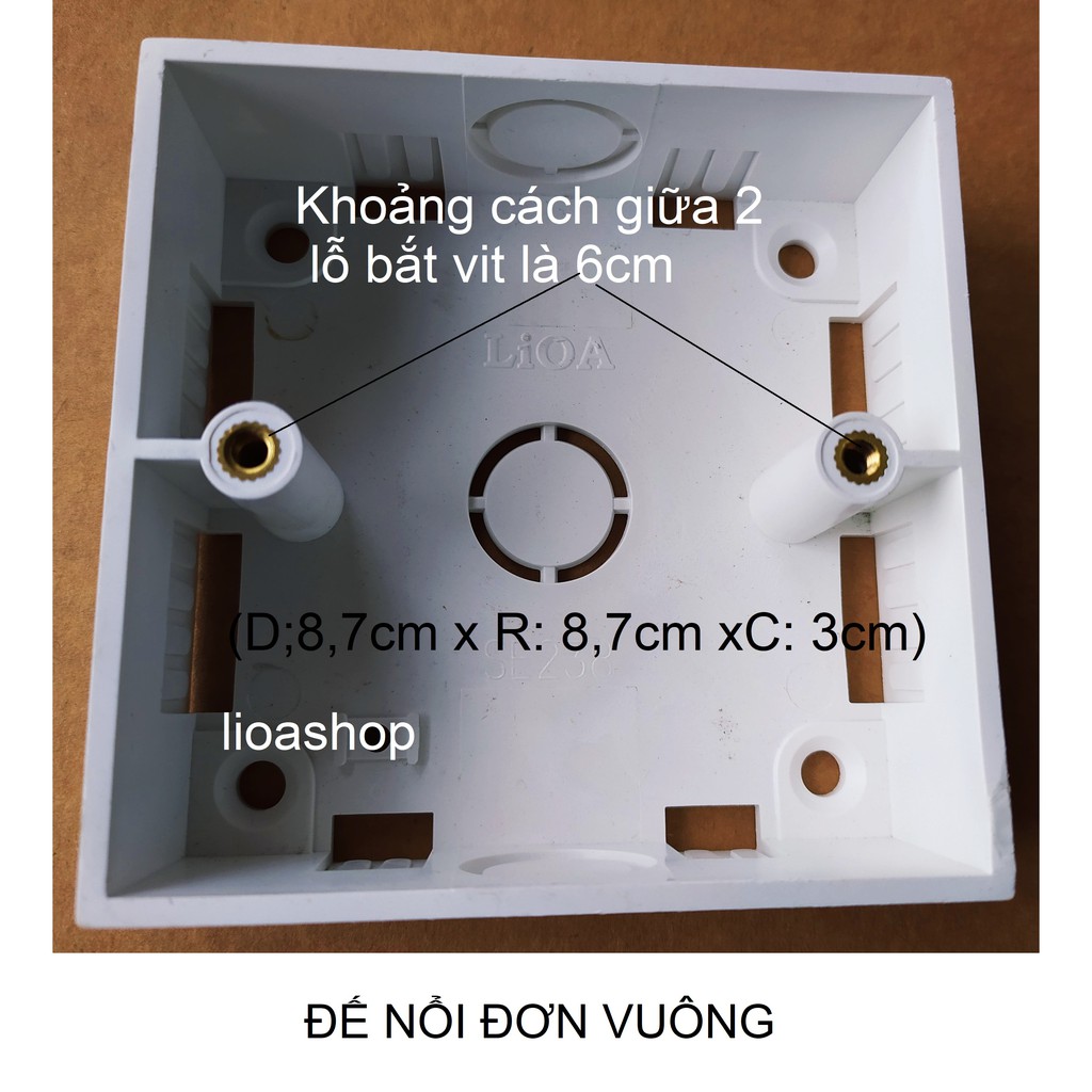 ĐẾ ÂM VUÔNG - ĐẾ NỔI VUÔNG LIOA.