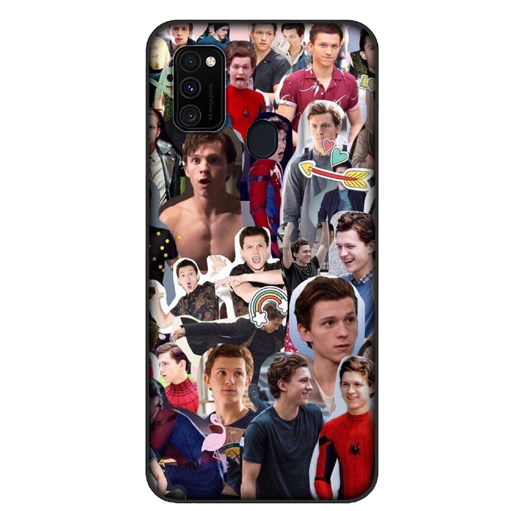 Ốp Điện Thoại Mềm Hình Marvel Spiderman Tom Holland Cho Samsung Galaxy Note 10 Lite 9 J6 J4 Prime Plus 2018