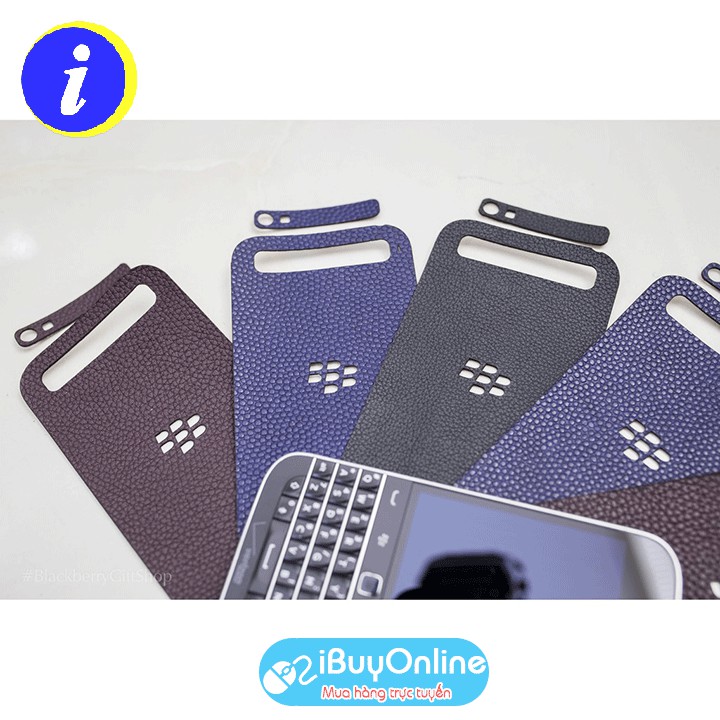 Miếng dán lưng da cho điện thoại BlackBerry Classic Q20 - Da bò thật 100%