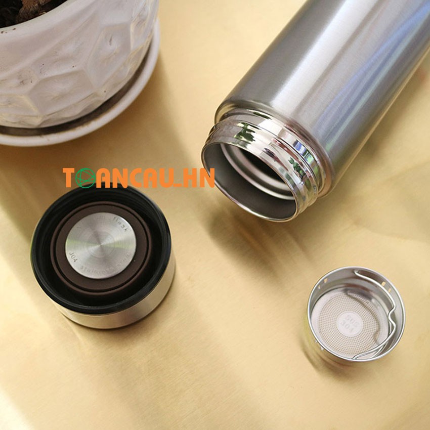 Bình giữ nhiệt inox 304 - Bình nước giữ nhiệt inox 500ml Cao cấp giữ nóng lạnh - Chọn màu