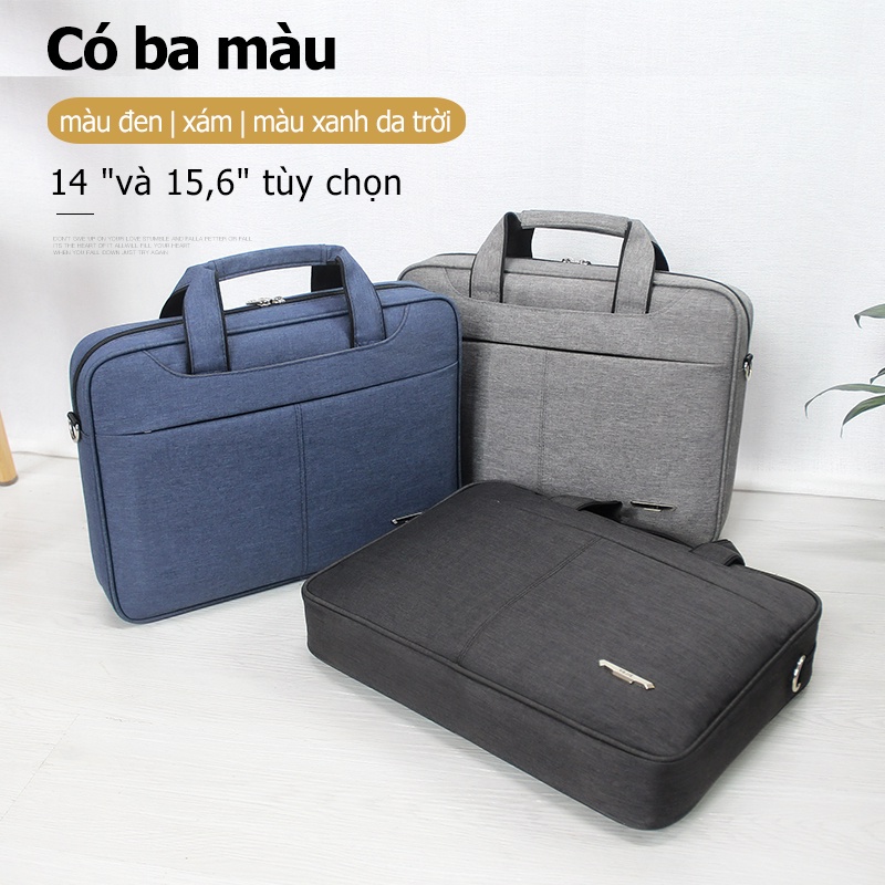 Cặp nam doanh nhân Túi vải không thấm nước Dung lượng lớn 15,6 inch Túi máy tính xách tay 14 inch Túi tài liệu Túi làm việc Túi công sở Túi chính thức Túi văn phòng Túi thông tin Túi Messenger Túi