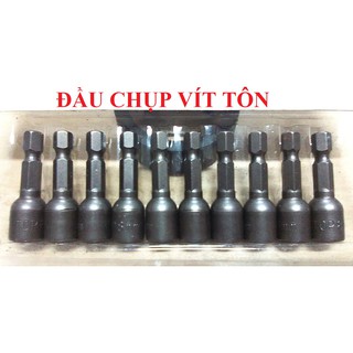 Đầu bắn vít tôn, chụp vít tôn, vít bắn tôn 8 mm