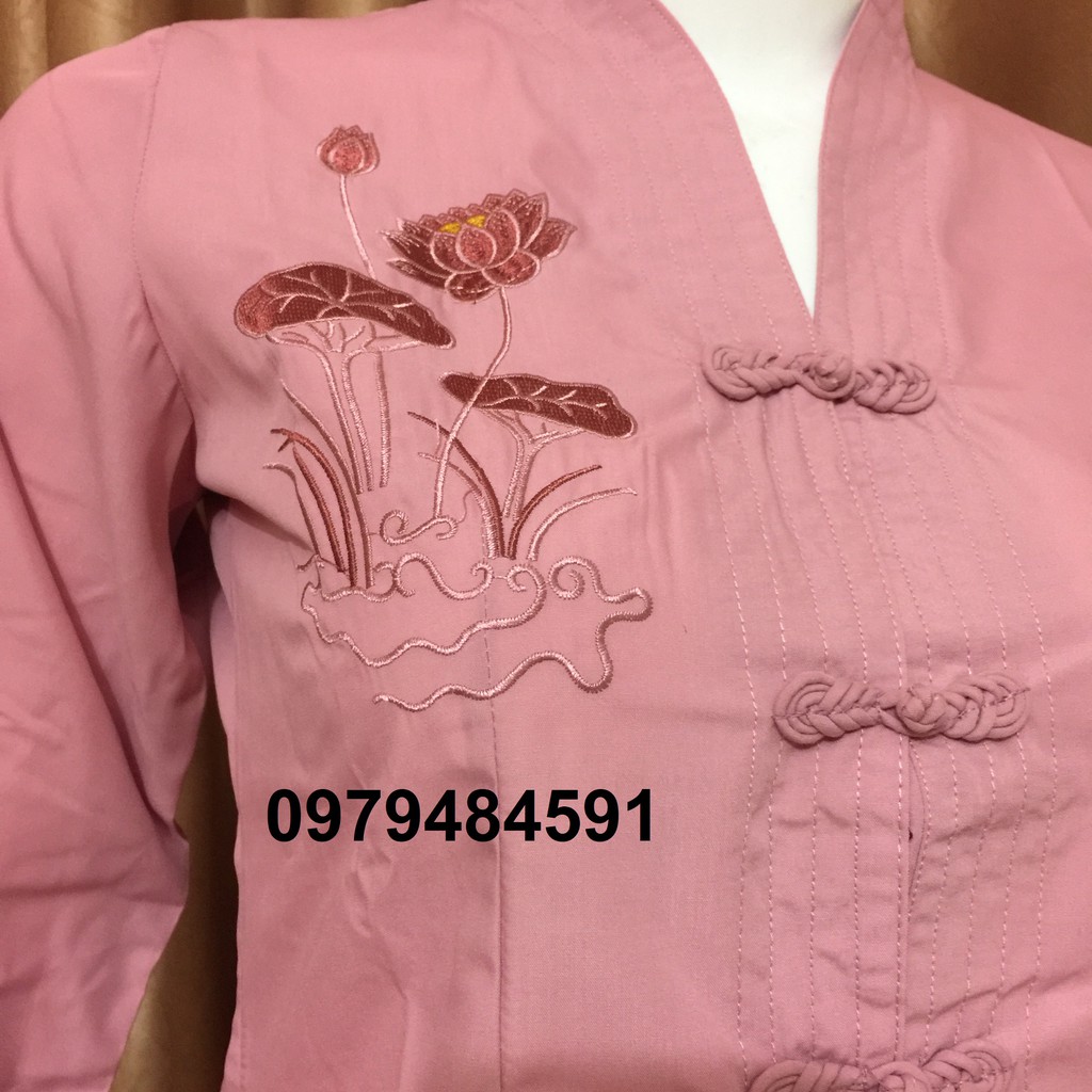 Bộ Đồ Lam Đi Chùa, Quần Áo Đi Chùa Bài Lai Tim Thêu Chất Vải Loại 1, Mịn Đẹp Thoáng Mát Mặc Cực Thoải Mái, Duyên Dáng | BigBuy360 - bigbuy360.vn