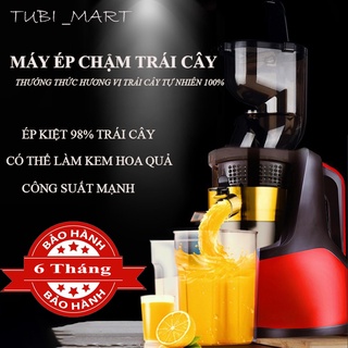 Máy ép chậm trái cây, hoa quả tươi, ép 98% nước trái cây, nhỏ gọn, mạnh mẽ, có thể làm kem trái cây, công suất mạnh