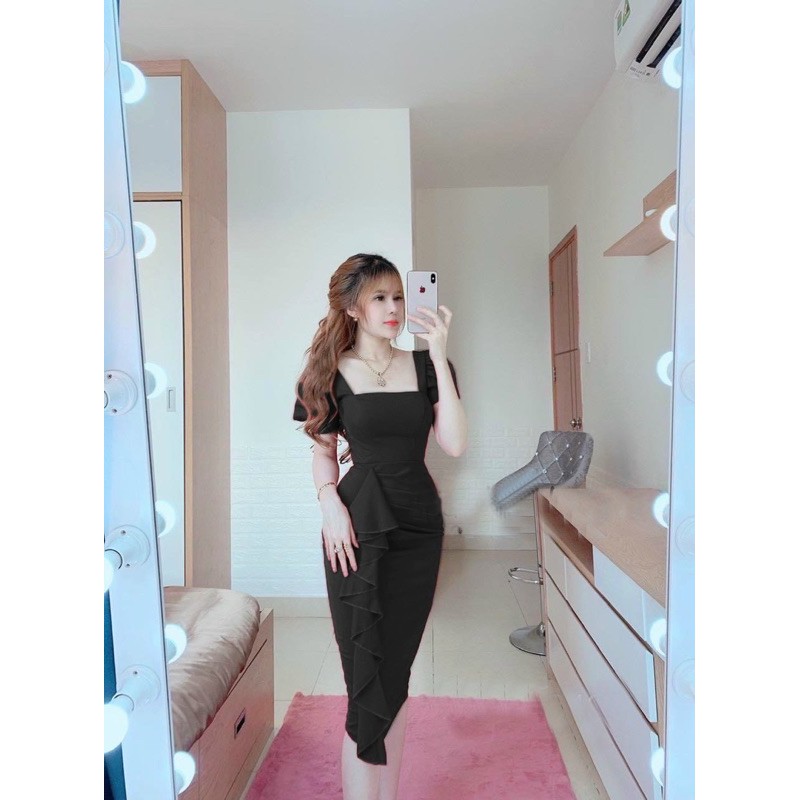Đầm body cổ u #bigsize 60kg đến 90kg