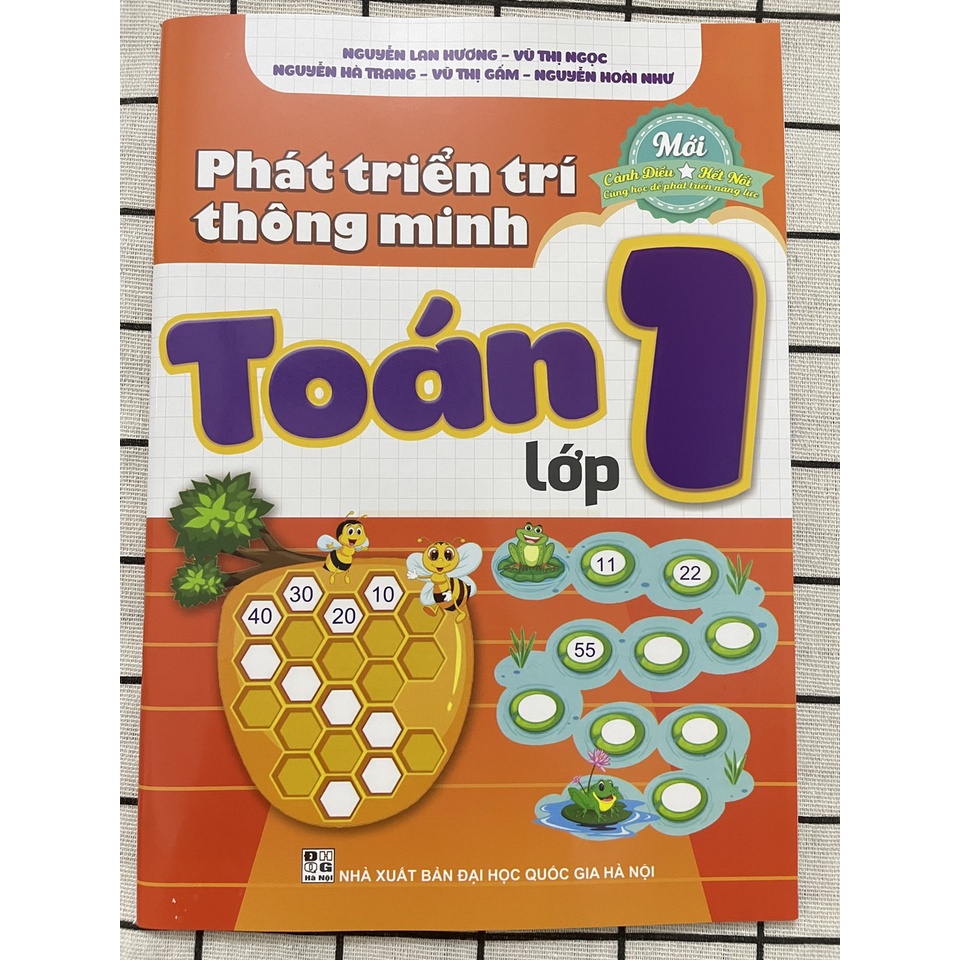 Sách Phát triển trí thông minh toán lớp 1 (Cánh diều &amp; kết nối cùng học để phát triển năng lực)