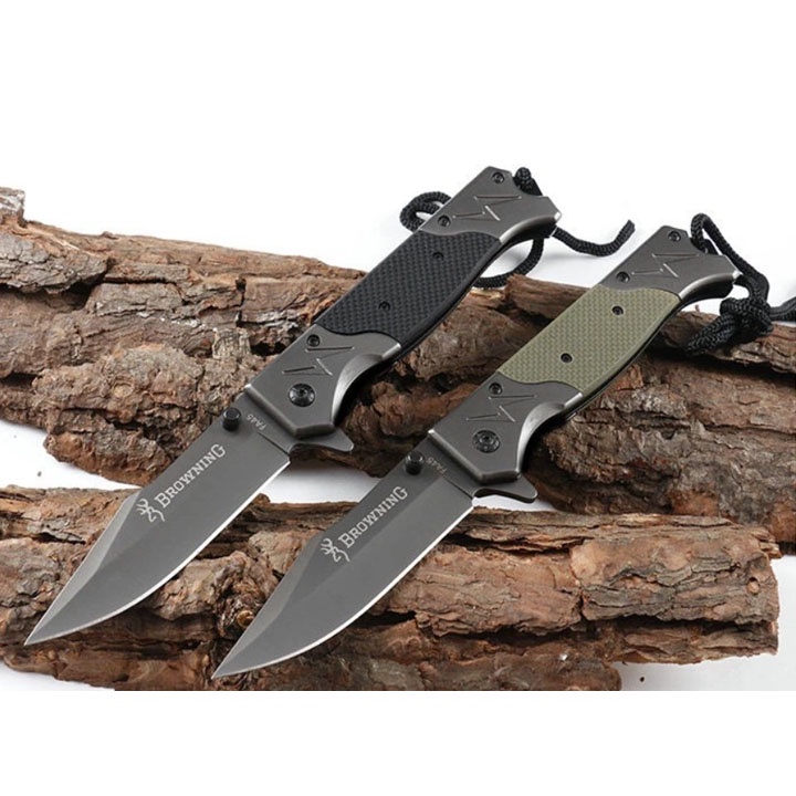 Dao Phượt, Dao Gấp Du Lich Cao Cấp Gọt Hoa Quả Bỏ Túi Browning FA 45, X49,18, 46, 18-1.