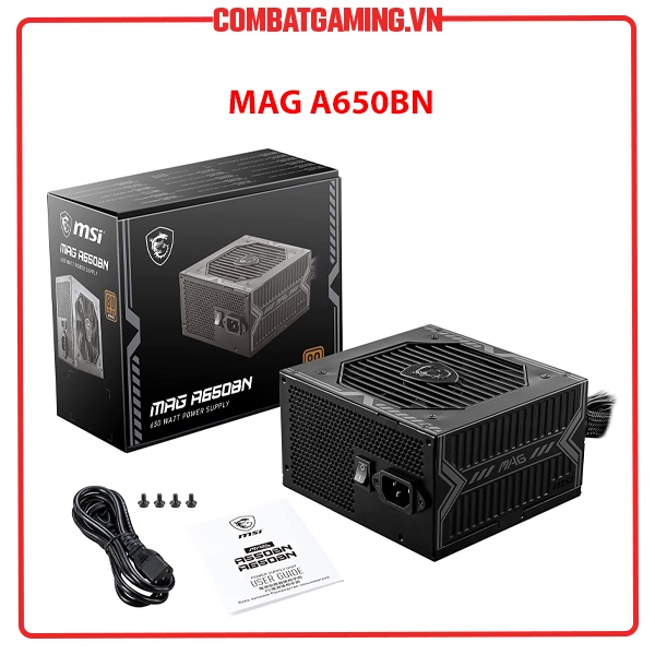 Nguồn Máy Tính MSI A850G PCIE 5.0 A550BN A650BN A650GF A750GF A1000GF New Chính Hãng Npp Khải Thiên KTC