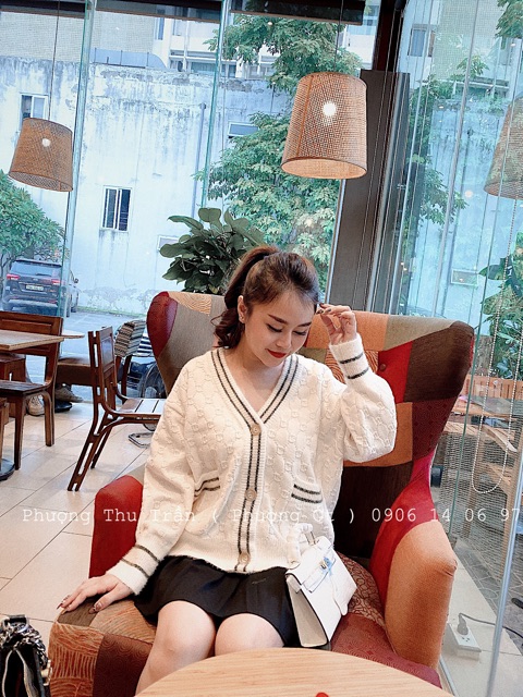 Áo cadigan len gu_cci