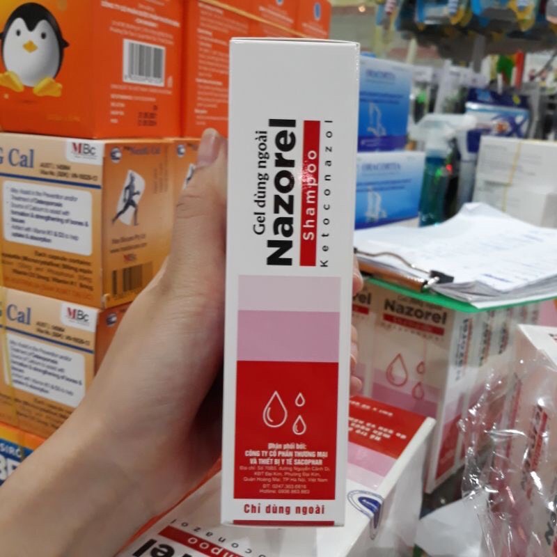 Dầu gội đầu Nazorel (tuýp 50g)