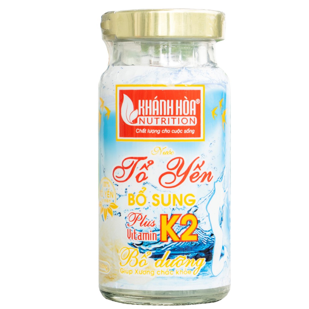 Hộp Quà Yến Sào Chưng Đường Phèn Bổ Sung Vitamin K2 Khánh Hòa Nutrition 125ml