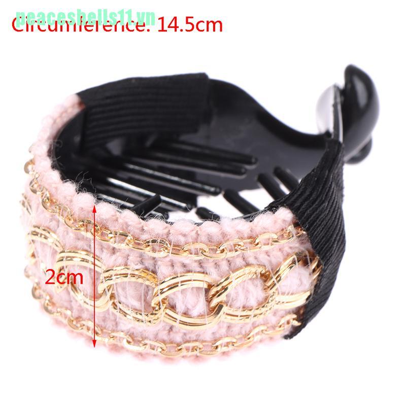 [Hàng mới về] Kẹp tóc hình tròn xinh xắn dành cho nữ