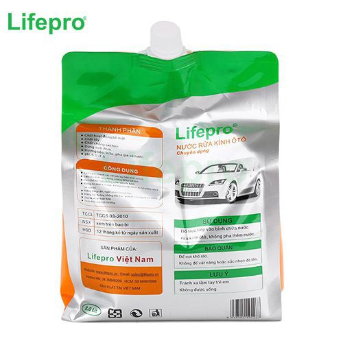 NƯỚC RỬA KÍNH ÔTÔ LIFEPRO
