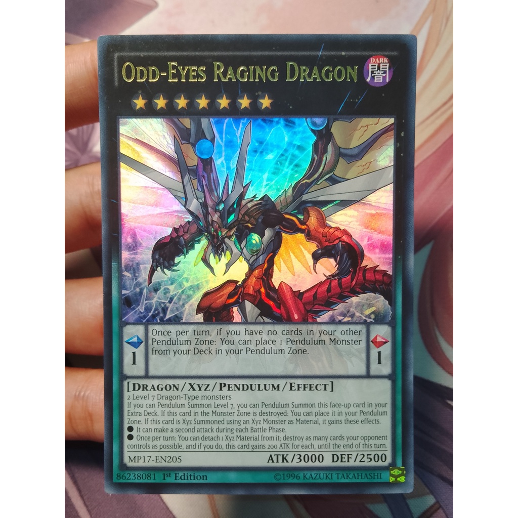 Thẻ Bài Yugioh: Odd-Eyes Raging Dragon MP17-EN205