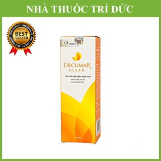 Decumar Clean 50g - sữa rửa mặt ngăn ngừa vi khuẩn gây mụn