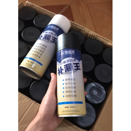 Bình Xịt Chống Thấm Waterproof Spray Polyurethane Chống Dột Chống Thấm Nước Siêu Hiệu Quả Bình Xịt Chống Thấm Tiện Lợi