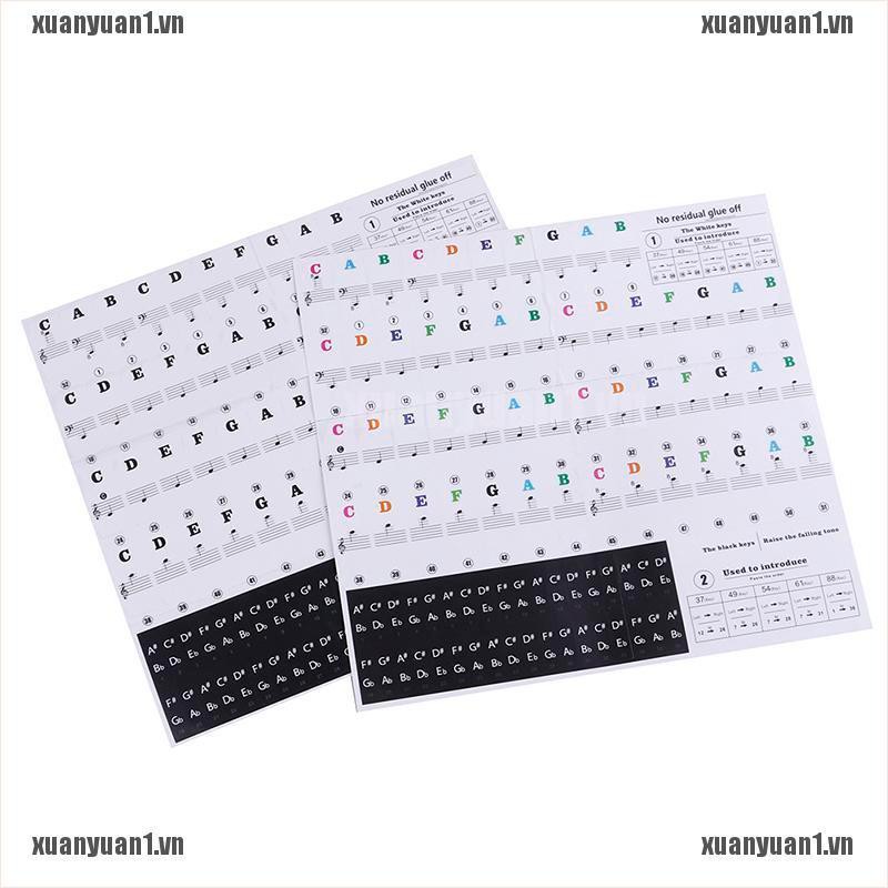 Nhãn Dán Tên Đàn Piano Điện Tử 54 61 88 Phím XUANYUAN1