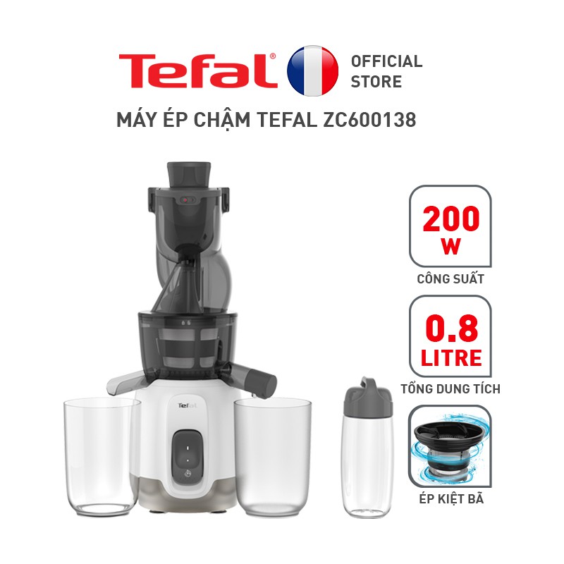 [Mã ELTEFALWL5 giảm 10% đơn 500K] Máy ép chậm Tefal ZC600138