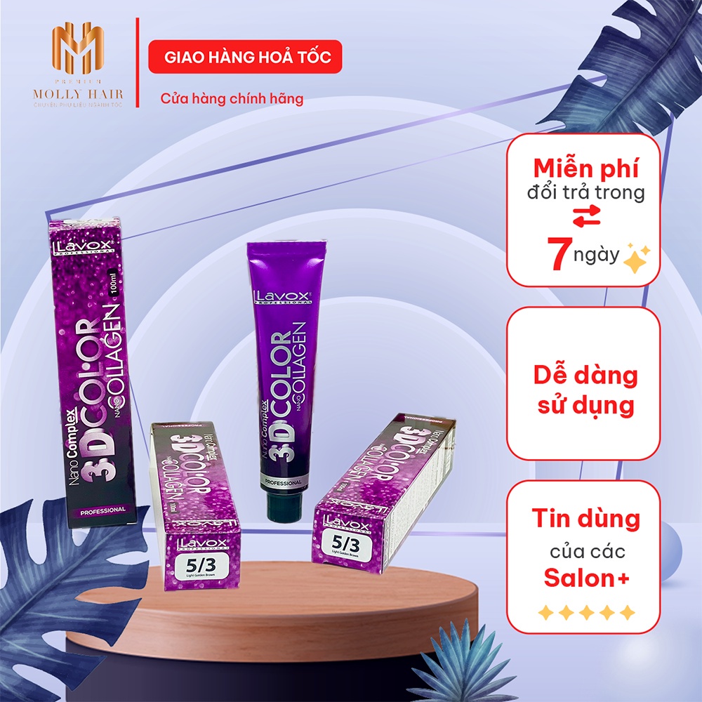 Màu nhuộm Lavox thời trang hot trend