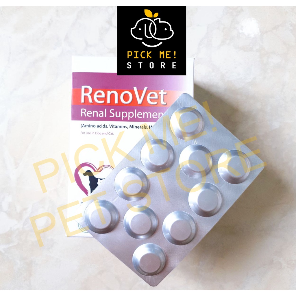 [ 1 Viên ] RENOVET - Bổ Thận, Tăng Cường Chức Năng Thận Chó Mèo