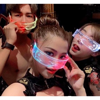 Kính đèn LED phát sáng đi Bar bay quẩy cao cấp cực ngầu 3D sang chảnh đổi màu RGB - Kính led đi bar