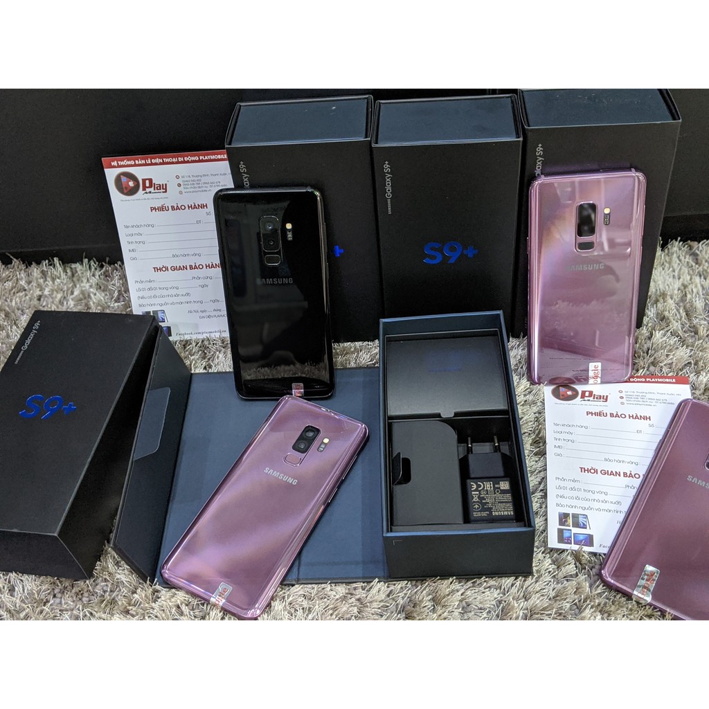 Điện Thoại Samsung Galaxy S9 Plus Bản 2 sim || 6/64gbkèm đủ phiện || mua hàng tại PlayMobile