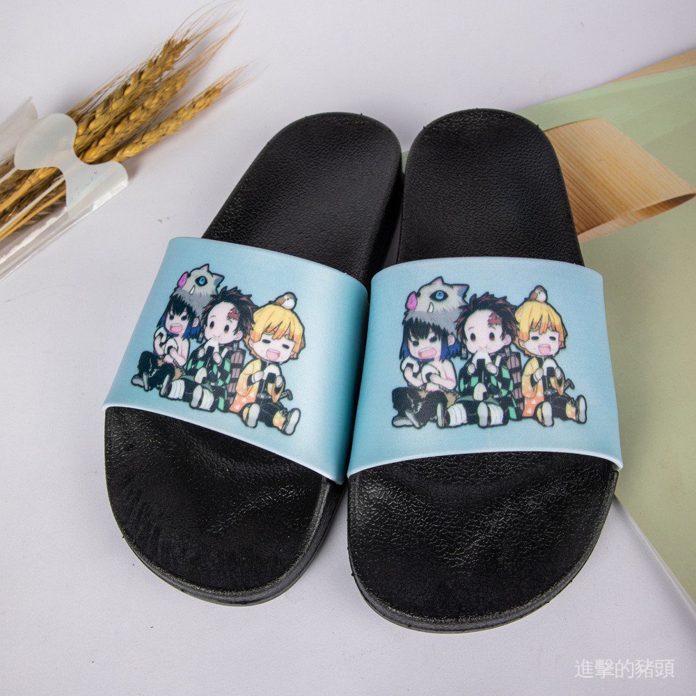 Dép Xỏ Ngón In Hình Anime Demon Slayer 'S Blade Hai Chiều